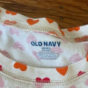 Rainbow heart pajamas